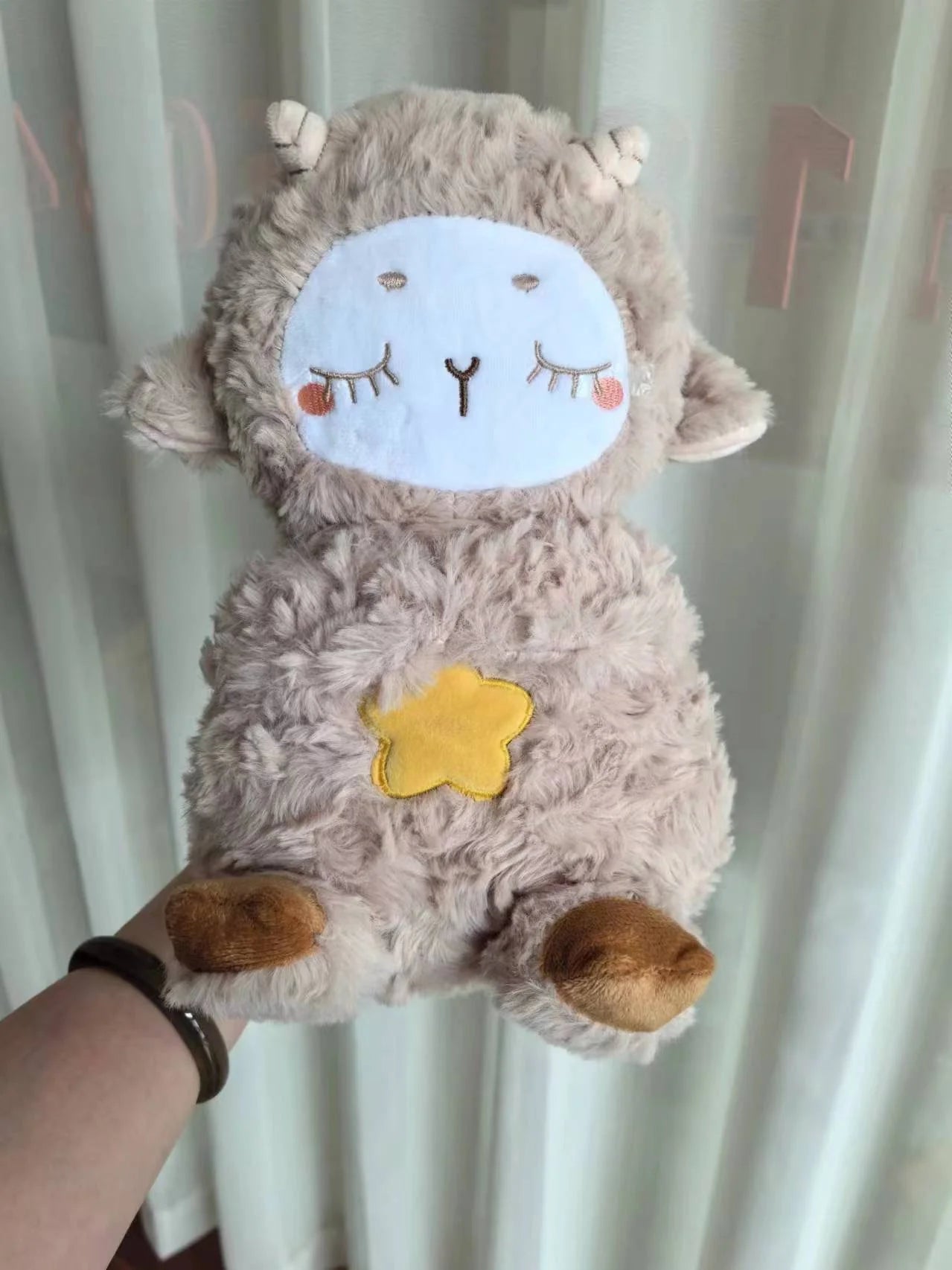 Fisher-Price Sound Machine Soothe 'N Snuggle Otter Portable Plush Baby Toy with Sensory Details Music Lights & Rhythmic Breathing Motion-Bella’s Baby Boutique