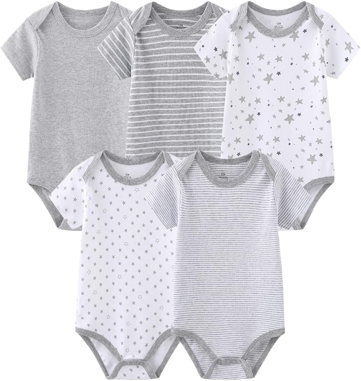 Newborn Baby Clothes Set Onesies Short Sleeve Baby Boy Pants Baby Girl Bodysuits Baby Layette Sets-Bella’s Baby Boutique