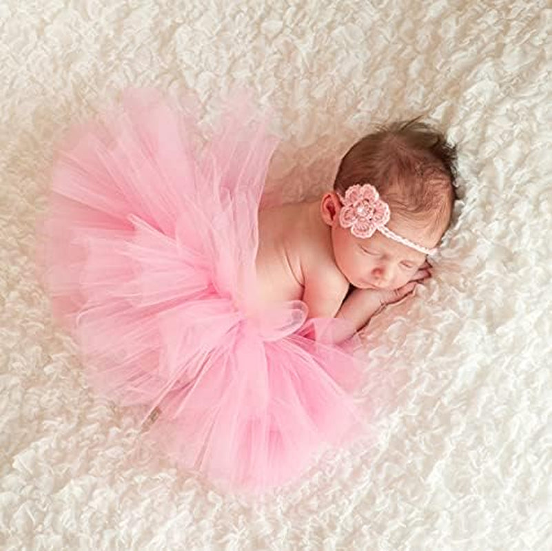 Infant Tutus, Tutu Skirt for Baby Girls, Toddler Tulle Dress Skirt 5 Layers Soft for Babies First Birthday-Bella’s Baby Boutique