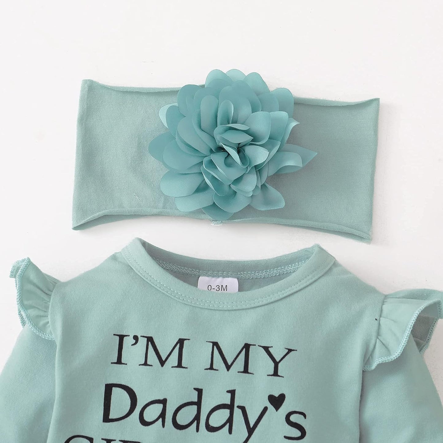 Newborn Infant Baby Girl Clothes Ruffle Romper Toddler Girl Floral Cotton Pant Sets Girls' Clothing Outfit-Bella’s Baby Boutique