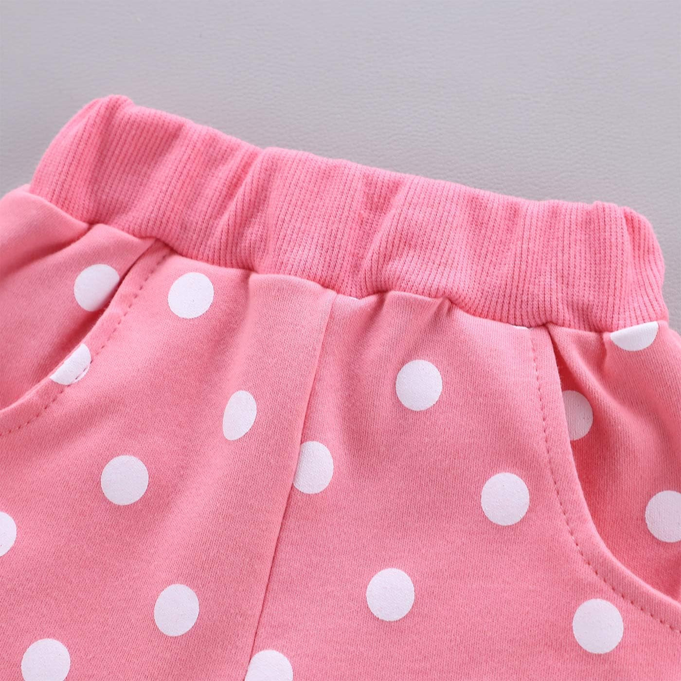Baby Girl Clothes, 3 Pieces Long Sleeved Cute Toddler Infant Outfits Kids Tops and Pants Set-Bella’s Baby Boutique