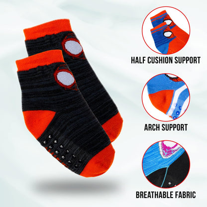 Spiderman Grip Socks, Socks for Toddler Boys, 10 Pack, Spider Man Toddler Gripper Socks, Amazing Spiderman Variety Pack-Bella’s Baby Boutique