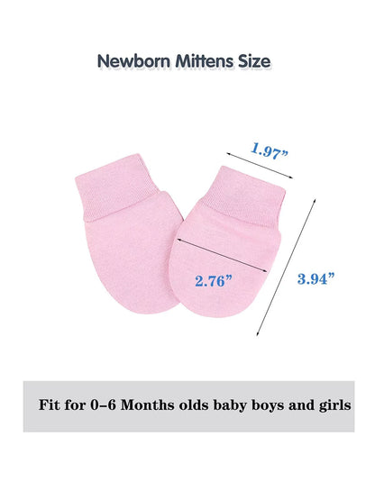 Durable Breathable Elastic Super Soft Infant Hat, Pink White Purple, 3-Piece-Bella’s Baby Boutique