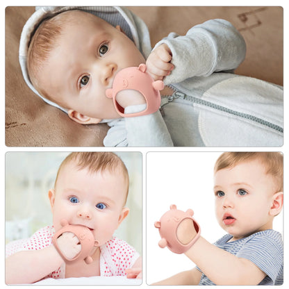 Baby Teething Toy, Baby Toys Soft Silicone Teething Toys BPA Free Baby Teether Baby Chew Toys for Baby New Born Sucking Needs Baby Pacifier Pink-Bella’s Baby Boutique