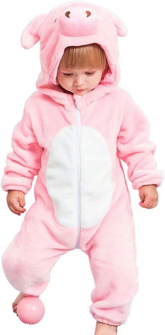 Baby Animal Costumes Unisex Toddler Onesie Pajamas Halloween Dress up Romper-Bella’s Baby Boutique