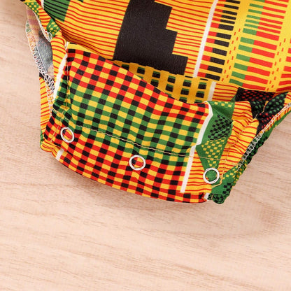 African Baby Clothes Girl Dashiki Ankara Outfit Set-Bella’s Baby Boutique