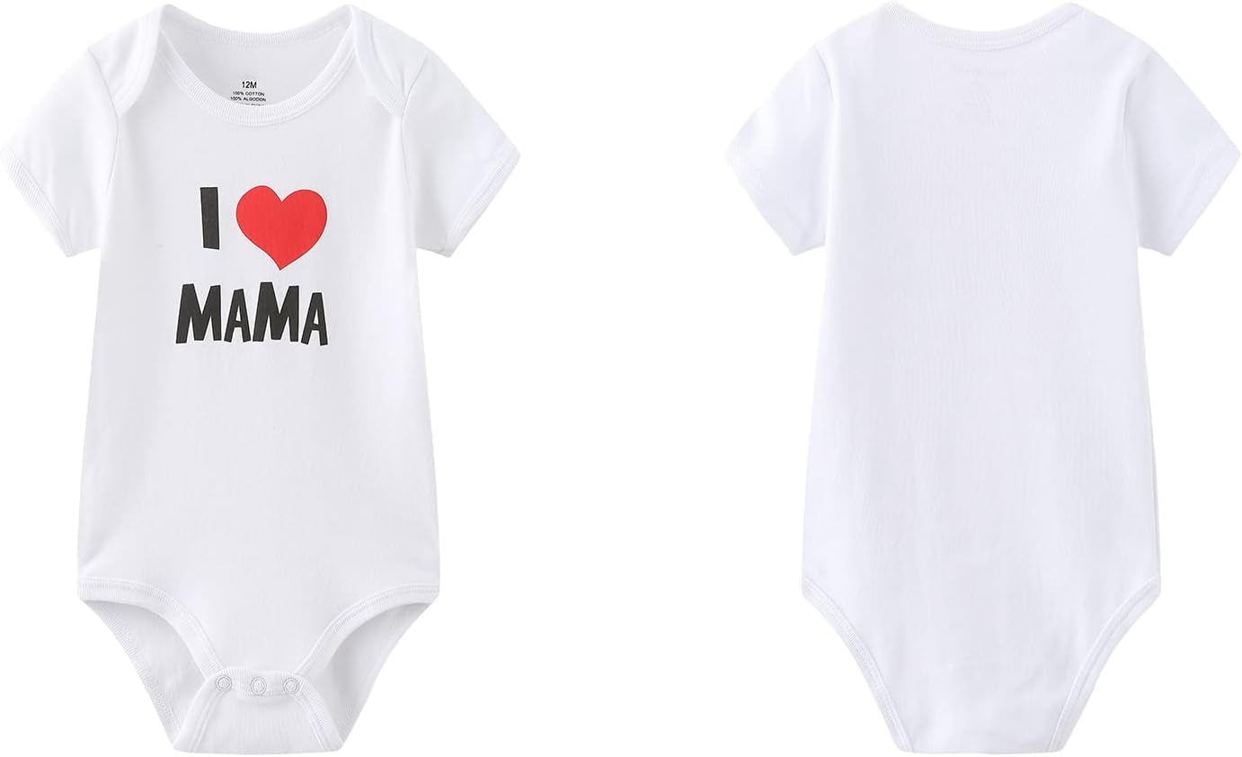 Baby Bodysuit Short Sleeve One-Piece Newborn Baby Clothes for Baby Boy and Girls-Bella’s Baby Boutique