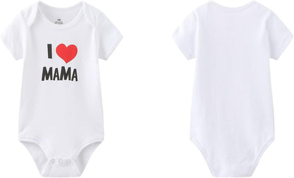 Baby Bodysuit Short Sleeve One-Piece Newborn Baby Clothes for Baby Boy and Girls-Bella’s Baby Boutique