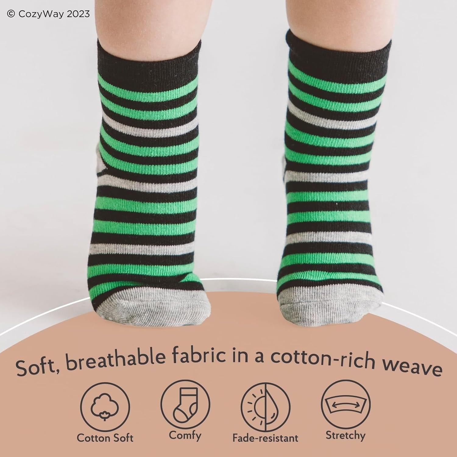 Baby Non Slip Socks Toddler Socks with Grips Ankle for Infants Kids Little Girls Boys-Bella’s Baby Boutique