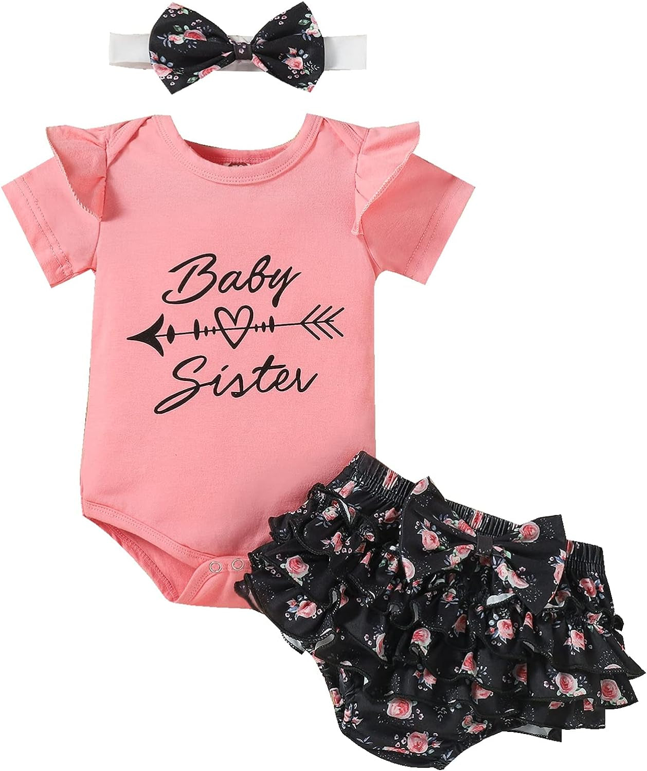 Baby Girl Clothes Stuff Newborn Infant Summer Cute Outfit 0-24 Months-Bella’s Baby Boutique