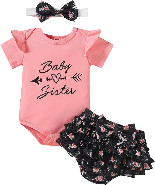 Baby Girl Clothes Stuff Newborn Infant Summer Cute Outfit 0-24 Months-Bella’s Baby Boutique