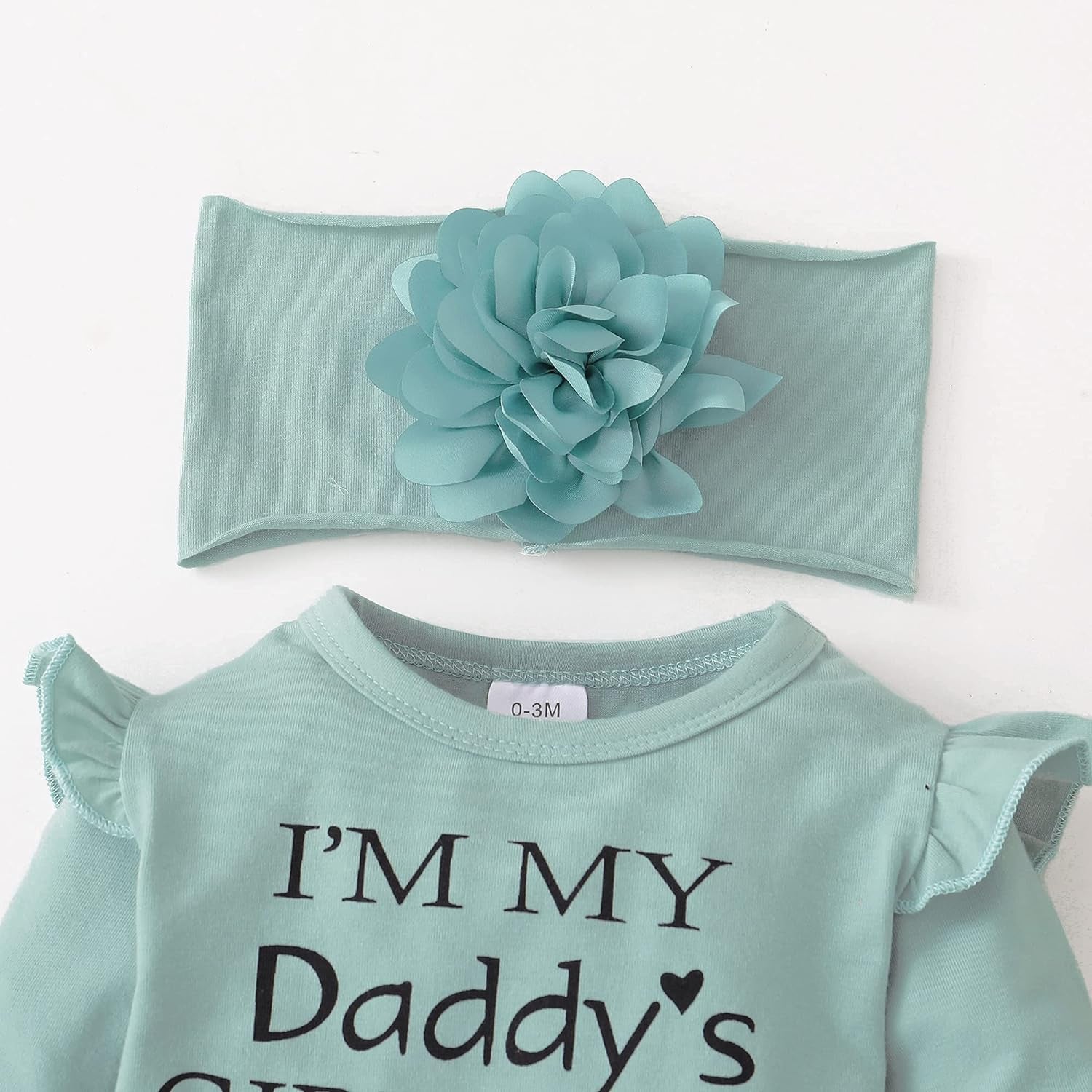 Newborn Infant Baby Girl Clothes Ruffle Romper Toddler Girl Floral Cotton Pant Sets Girls' Clothing Outfit-Bella’s Baby Boutique
