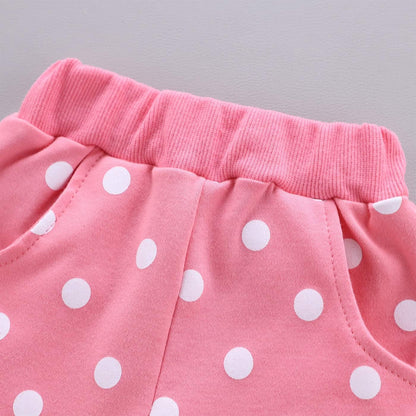 Baby Girl Clothes, 3 Pieces Long Sleeved Cute Toddler Infant Outfits Kids Tops and Pants Set-Bella’s Baby Boutique