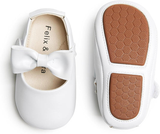 Soft Sole Leather Baby Shoes - Infant Baby Walking Shoes Moccasinss Rubber Sole Crib Shoes-Bella’s Baby Boutique